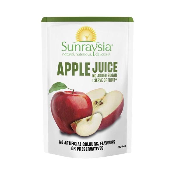 Sunraysia Pouch 99.9% Apple Juice | 200mL