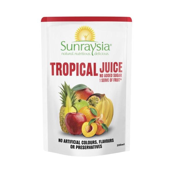 Sunraysia Pouch 99.9% Tropical Juice | 200mL