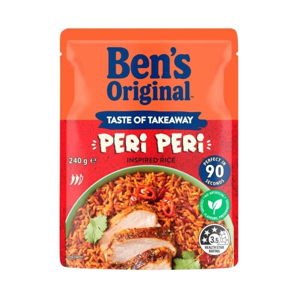 Ben's Taste Of Takeaway Peri Peri Rice Pouch | 240g