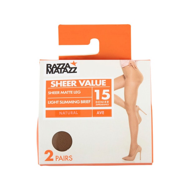 Razza Matazz SHEER VALUE 15 DENIER TALL NATURAL | 1 each