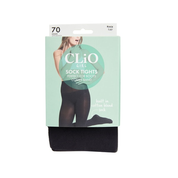 Clio Girl Sock Tights 70Dblack Tall/X-Tall | 1 each