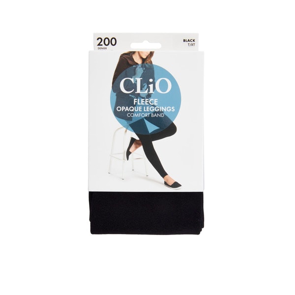 Clio Fleece Leggings 200D Black Tall/X-Tall | 1 each