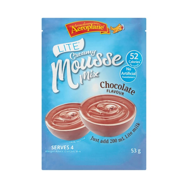 Aeroplane Mousse Lite Chocolate | 53g