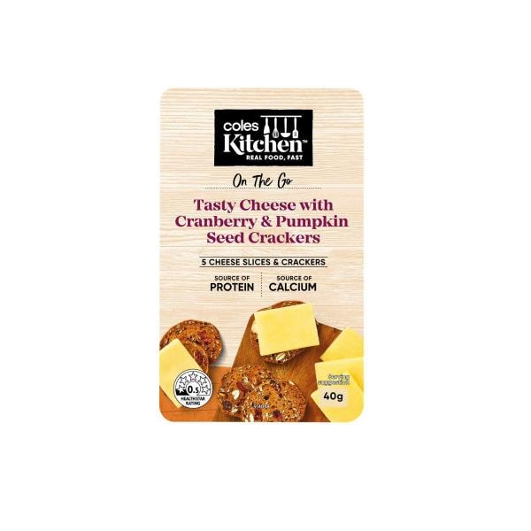 Coles Kitchen Cheese & Artisan Crackers | 40g