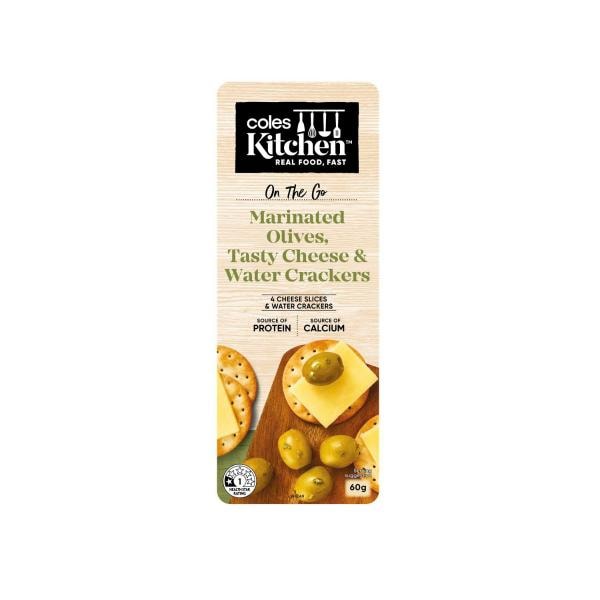 Coles Kitchen Cheese Olives & Crackers | 60g