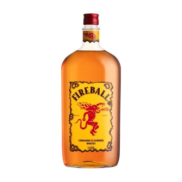 Fireball Cinnamon Flavoured Whisky 1L | 1 Each