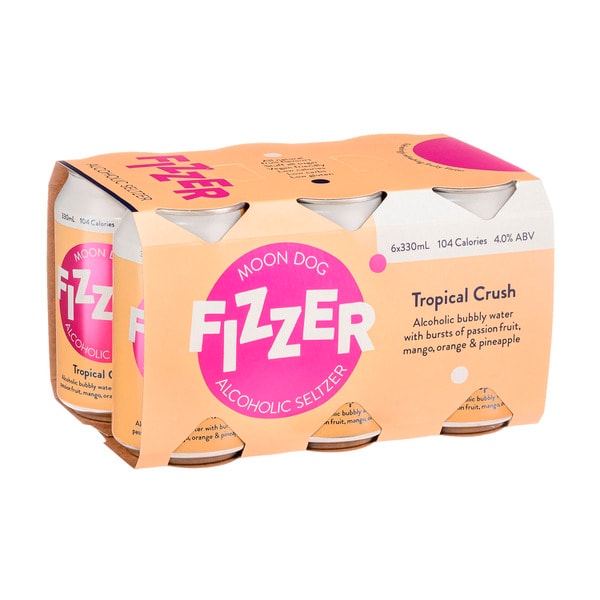 Moon Dog Fizzer Tropical Crush 330mL | 6 Pack