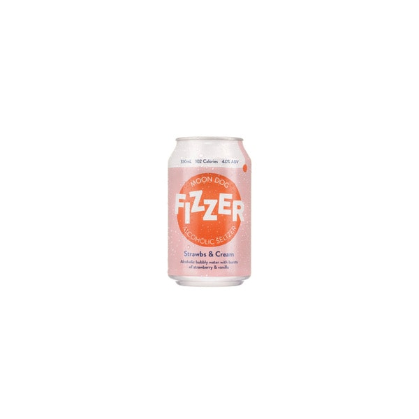 Moon Dog Fizzer Strawberries & Cream 330mL | 24 Pack