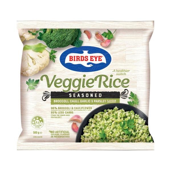 Birds Eye Broccoli- Cauli- Garlic & Parsley Veggie Rice | 500g