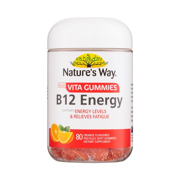 Natures Way Adult Vita Gummies B12 Energy | 80 pack