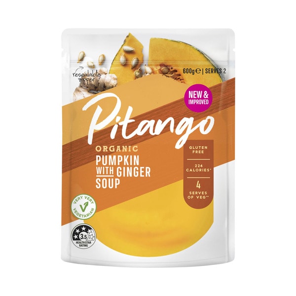 Pitango Organic Soup Pumpkin & Ginger | 600g
