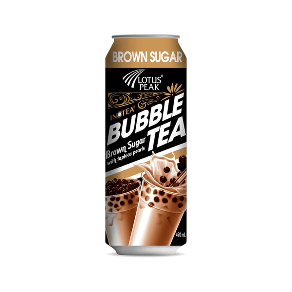 Lotus Peak Bubble Tea Brown Sugar | 490mL