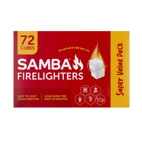 Samba Firelighters Value Pack | 72 pack
