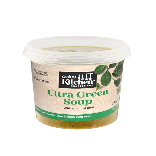 Coles Kitchen Ultra Green Soup | 300g