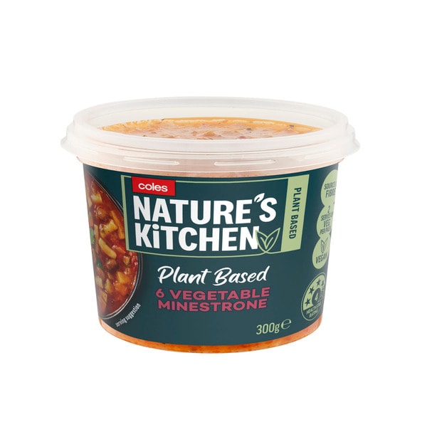 Coles Nature's Kitchen Minestrone Soup | 300g