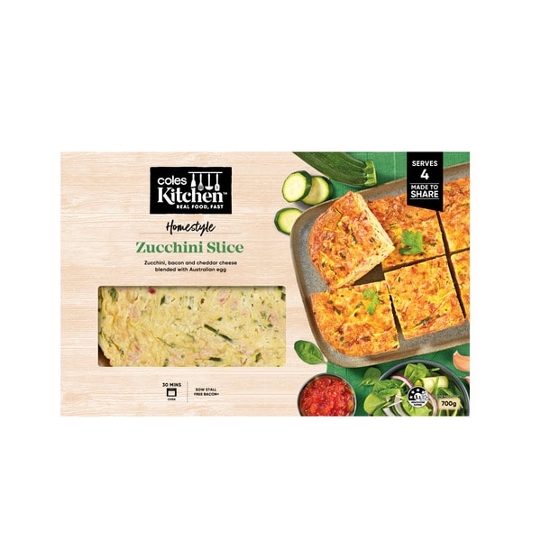Coles Kitchen Zucchini Slice | 700g
