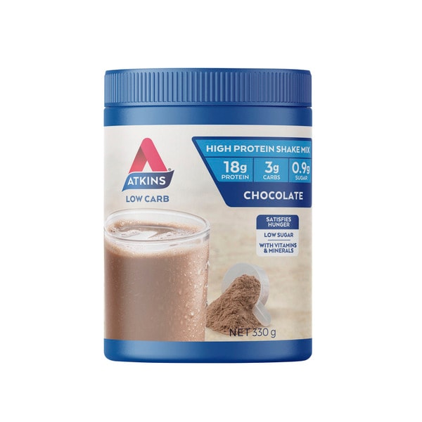 Atkins Low Carb Chocolate Flavoured Shake Mix | 330g