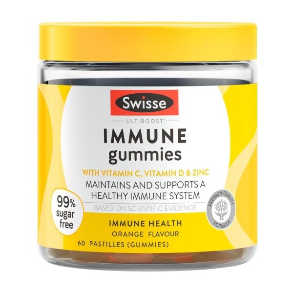 Swisse Ultiboost Immune Gummies For Immune System Health Support | 60 pack