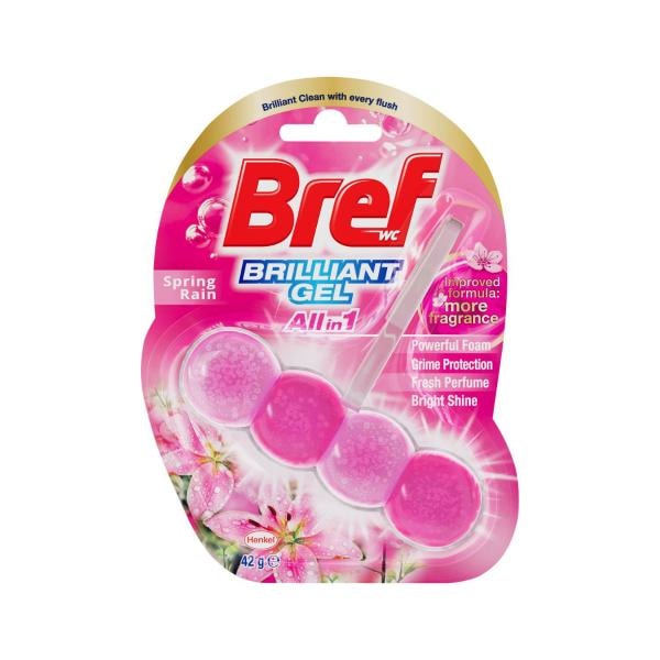 Bref Brilliant Gel Rim block Toilet Cleaner Spring Rain | 42g