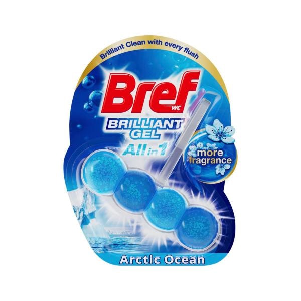 Bref Brilliant Gel Rim block Toilet Cleaner Artic Ocean | 42g