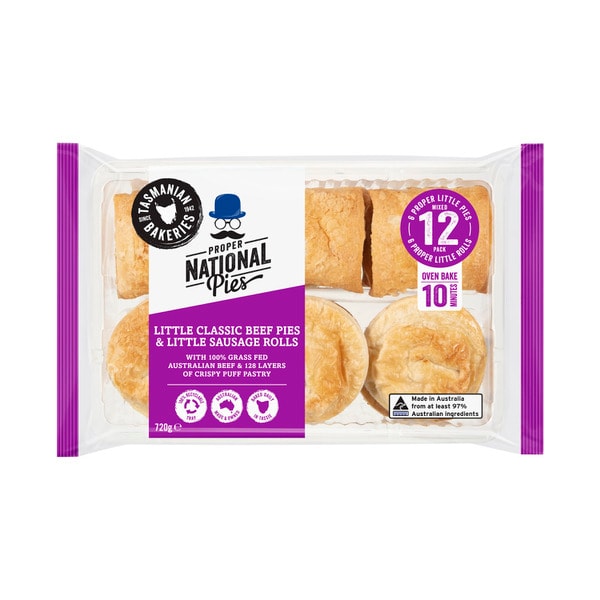 Tasmanian Bakeries Mixed Pies | 720g