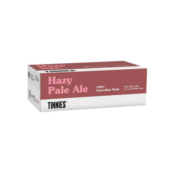 Tinnies Hazy Pale Can 375mL | 24 Pack