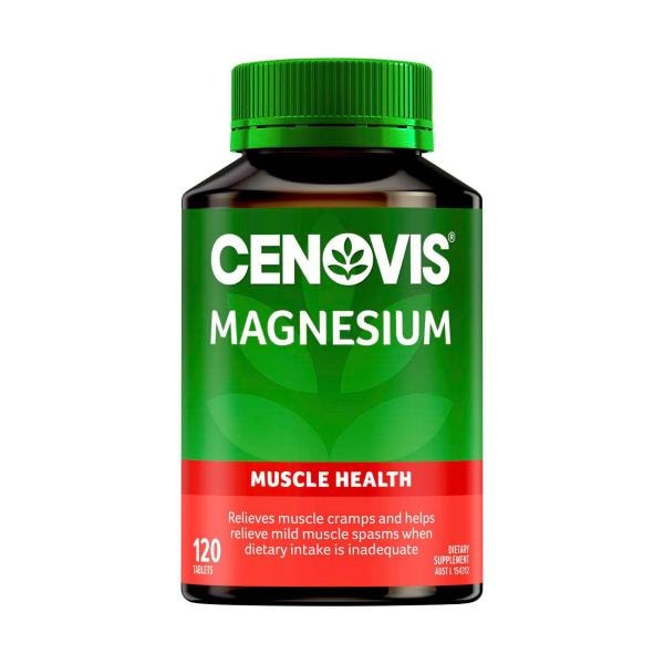 Cenovis Magnesium Tablets Muscle Health Supplement | 120 pack
