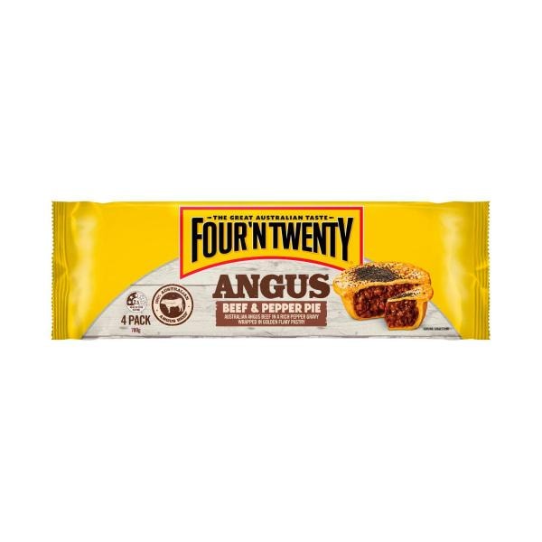 Four N Twenty Angus Beef & Pepper Pies | 700g
