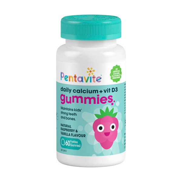Pentavite Kids Gummies Calcium + Vitamin D3 | 60 pack