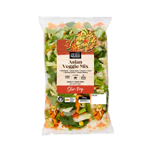 Coles Kitchen Mixed Asian Vegetables Stir Fry | 300g