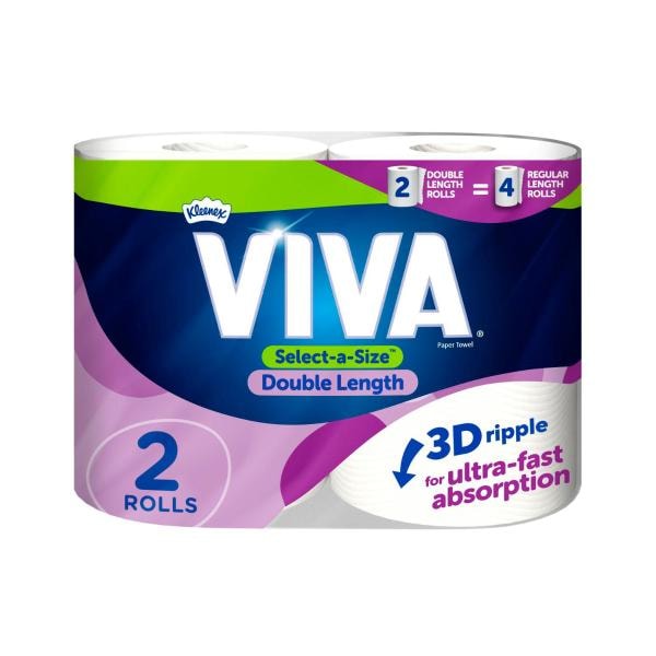 Viva Select-A-Size Double Length Paper Towel | 2 pack