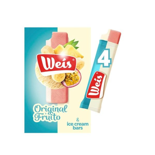 Weis Fruit Ice Fruito Bars 4 pack | 280mL