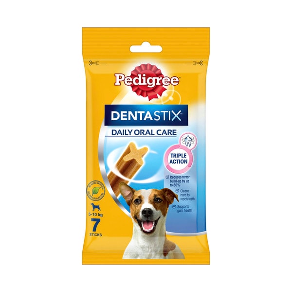 Pedigree Dentastix Small Dog Treats Daily Oral Care Dental Chews | 7 pack