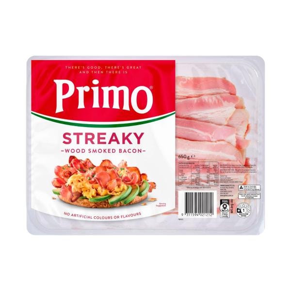 Primo Streaky Bacon | 650g