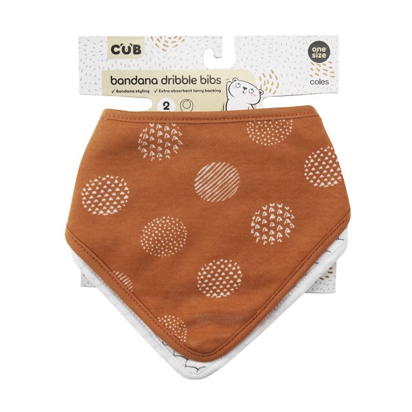 CUB Dribble Bandana Bibs | 2 pack