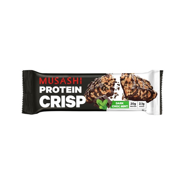 Musashi Protein Crisp Bar Dark Choc Mint | 60g