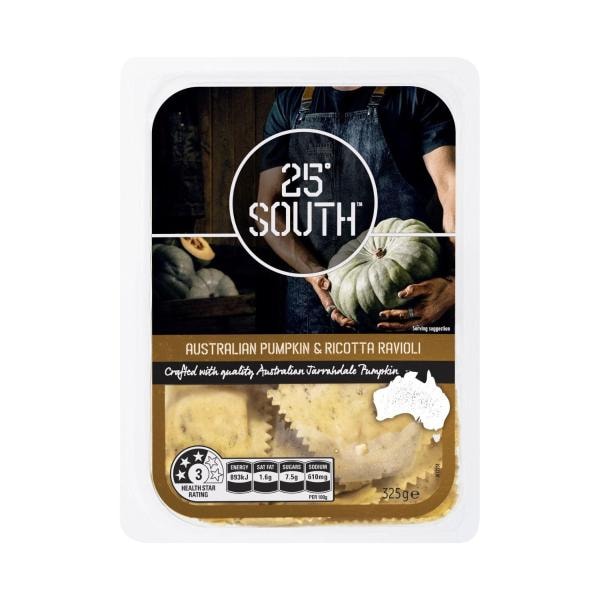 25 Degrees South Native Pumpkin Ricotta Ravioli | 325g