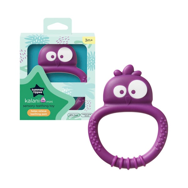 Tommee Tippee Kalani Mini Silicone Baby Teether 3m+ | 1 pack