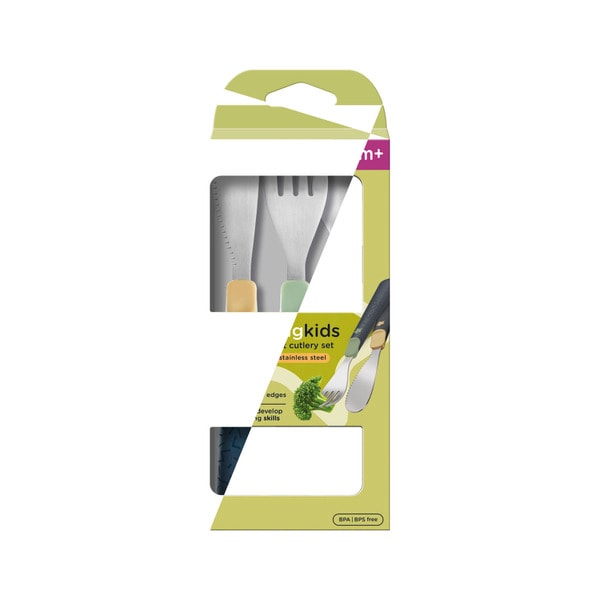 Tommee Tippee 1st Cutlery Set Fork Knife Spoon 12m+ | 1 pack