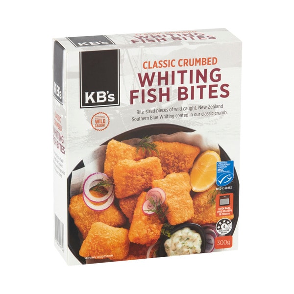 Kb's Whiting Bites Classic Crumb | 300g