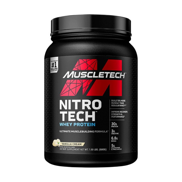 Muscletech Nitrotech Protein Powder Vanilla | 680g