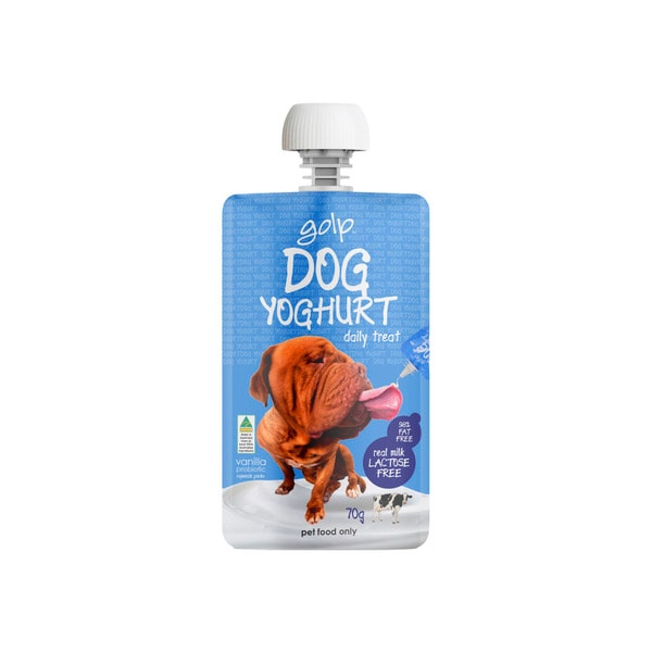 Golp Dog Yoghurt Vanilla Probiotic Dog Treat | 70g