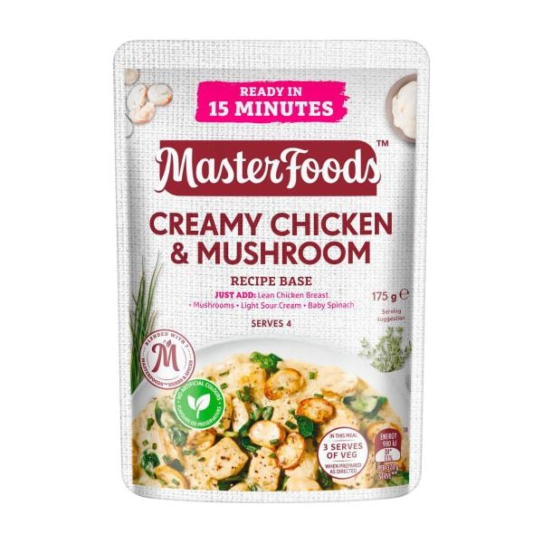 MasterFoods Creamy Chicken And Mushroom Recipe Base | 175g