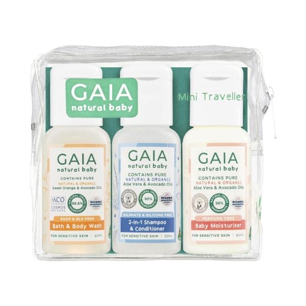 Gaia Natural Baby Mini Travel Pack | 3 pack