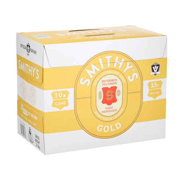 Smithy's Gold Block Can 375mL | 30 Pack