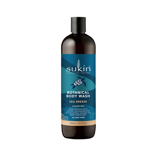 Sukin X Reef Aid Botanical Body Wash Cap | 500mL