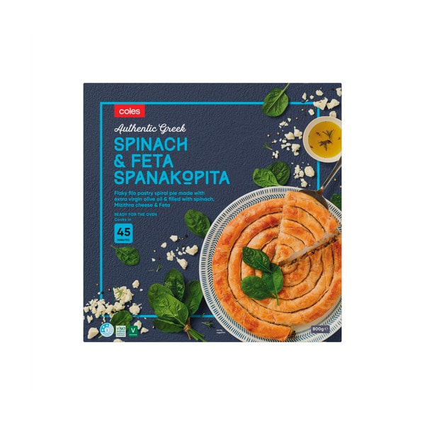 Coles Spinach And Cheese Spanakopita | 800g