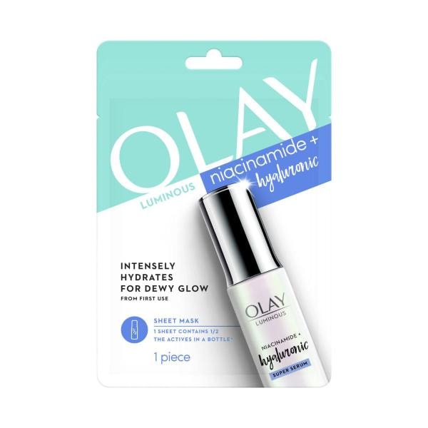 Olay Sheet Mask Luminous Niacinamide + Hyaluronic | 1 each