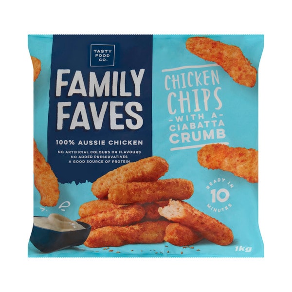 Family Fave's Chicken Chips With Ciabatta Crumb | 1kg