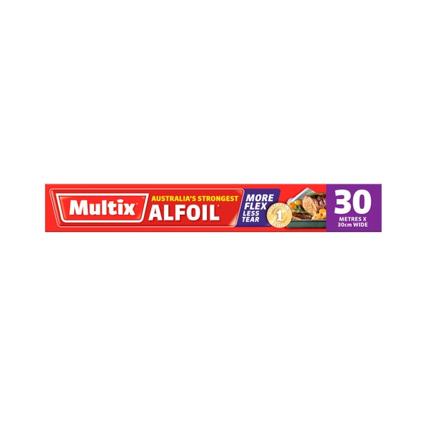 Multix Aluminium Foil Wrap 30m x 30cm | 30m